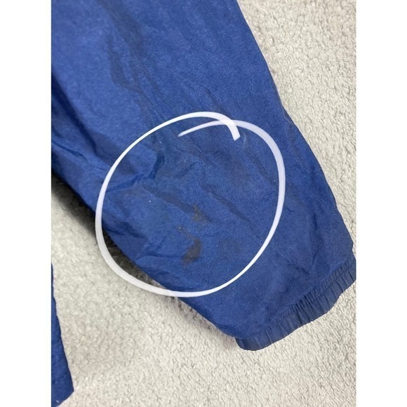 Vintage Fila Jacket Neon Pink Blue Made‎ in USA Large Full Zip Windbreaker 90s - Picture 4 of 15